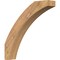 Ekena Millwork 5 1/2"W x 28"D x 28"H Thorton Smooth Knee Brace, Western Red Cedar BRC06X28X28THR00SWR - alternate 1